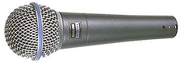 Shure Beta58A supercardioid dynamic microphone