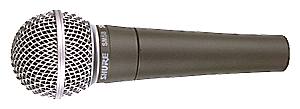 Shure SM58 cardioid dynamic microphone