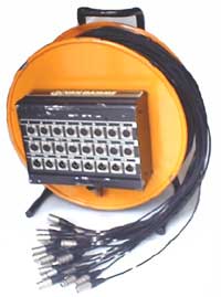 16+8 way Van Damme XLR multicore system
